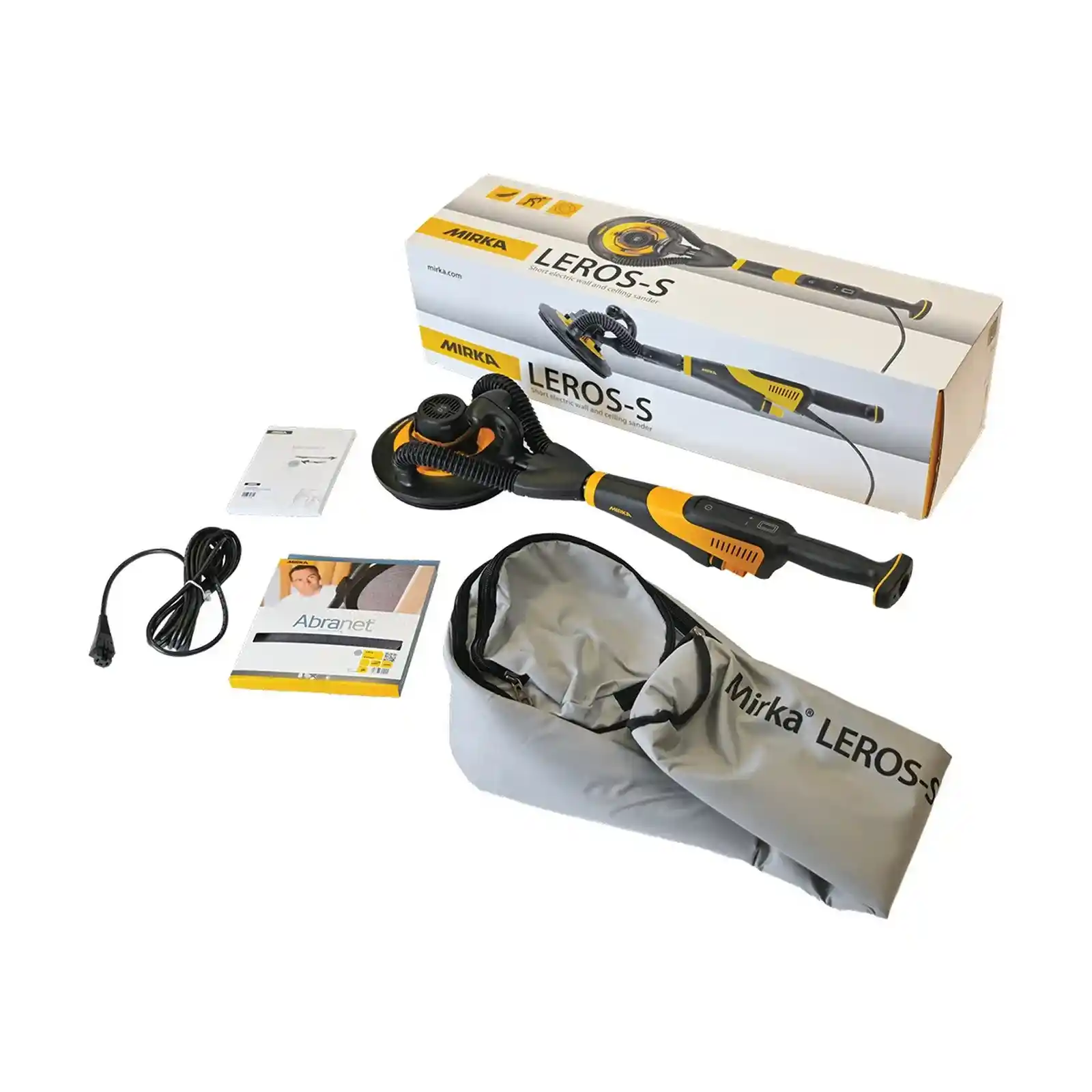 Slefuitoare electrice Mirka - Slefuitor perete Mirka LEROS-S 950CV 225mm Orbit 5.0 cu geanta