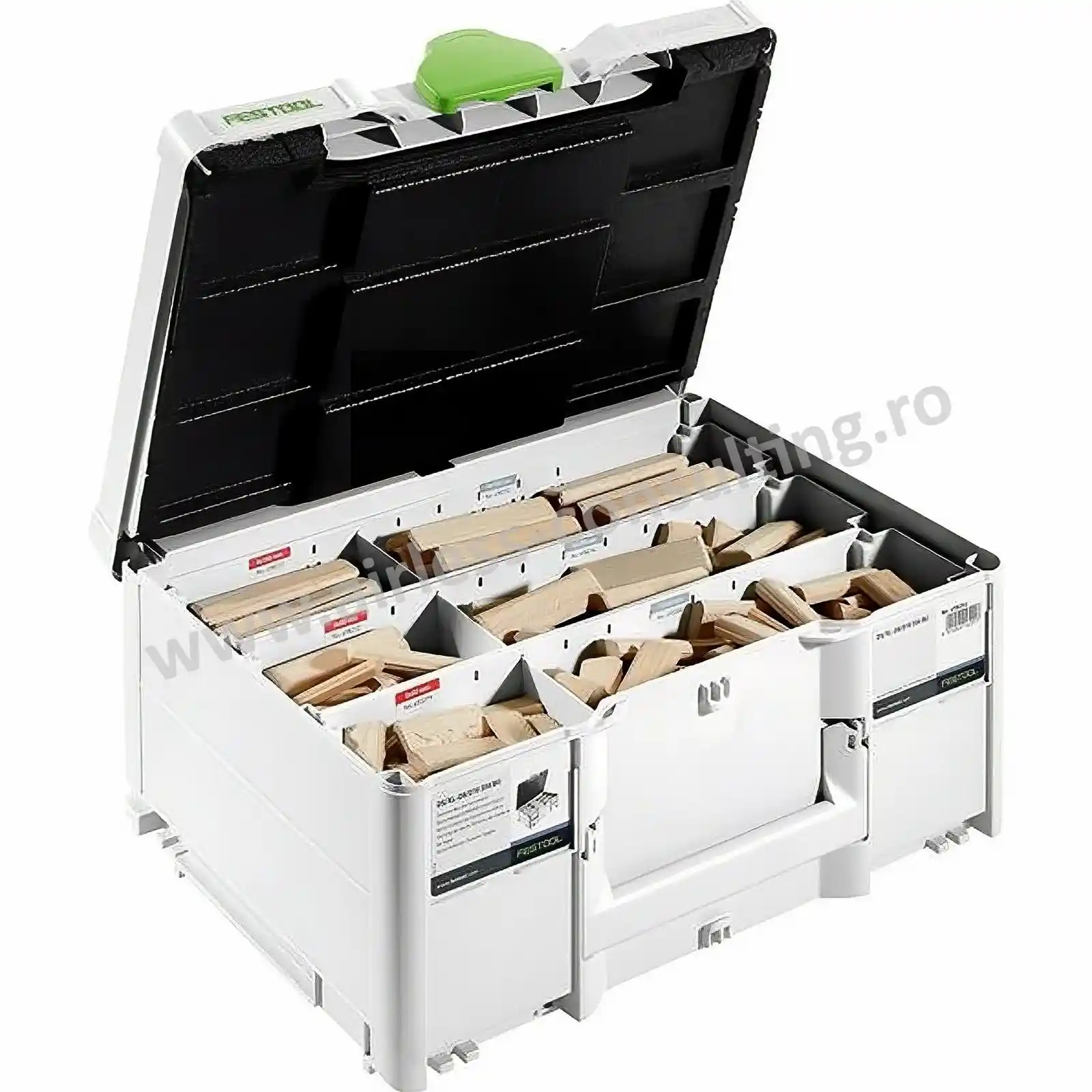 Unelte Profesionale Festool - Sortiment de cepuri „biscuit” DOMINO XL din lemn de fag DS/XL D8/D10 306 BU Festool