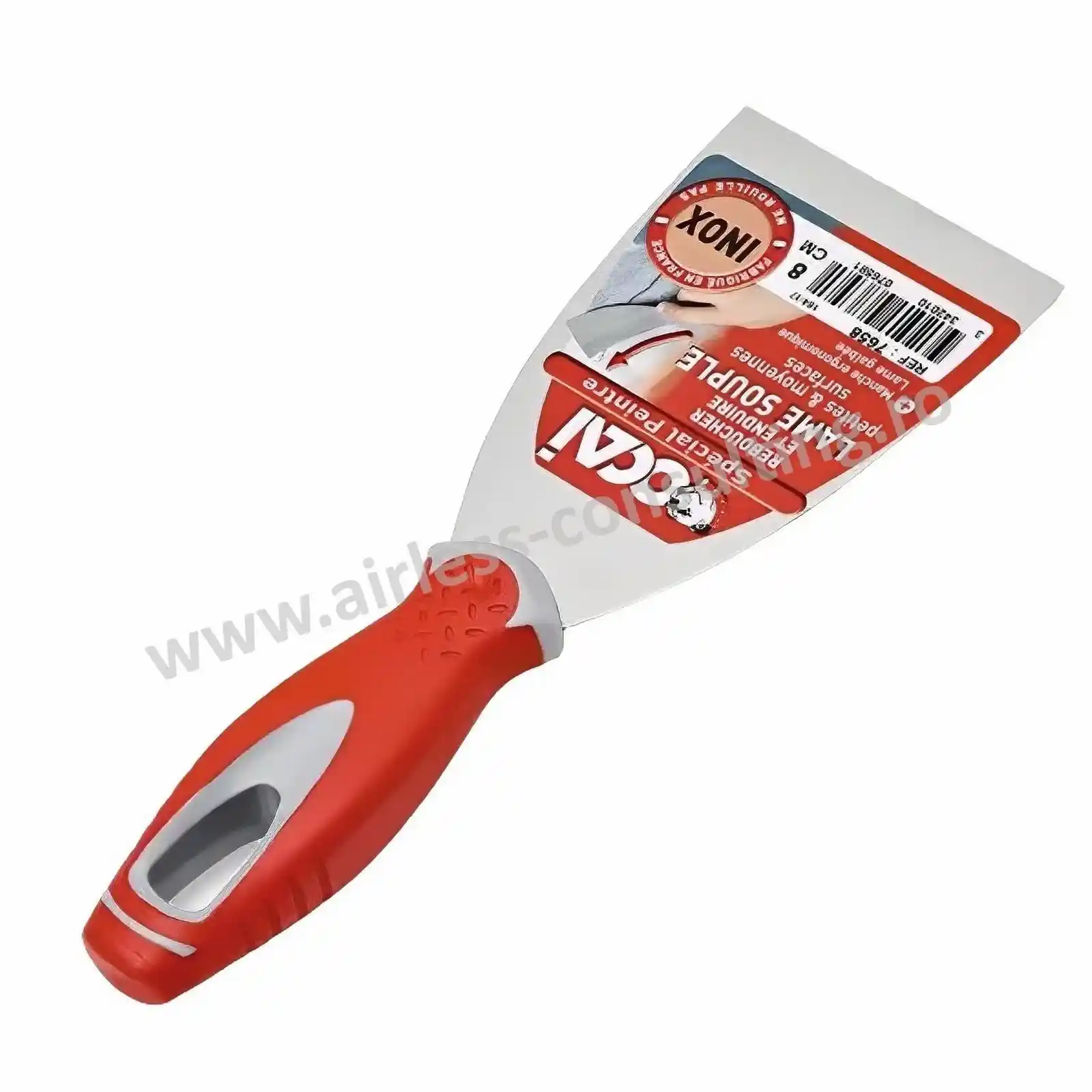 Promotii Unelte si accesorii de zugravit gletuit tencuit - Spaclu clasic 10 cm, OCAI, lama inox semiflexibila