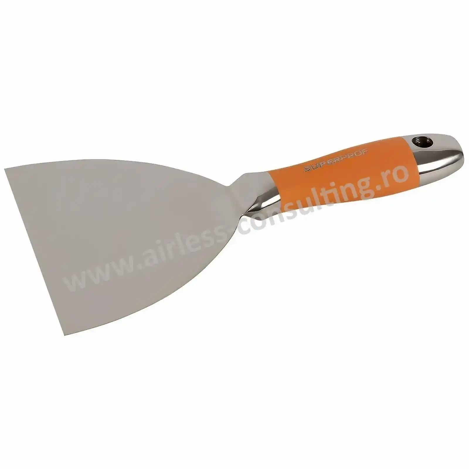 Accesorii si unelte de zugravit, gletuit - Spaclu profesional tencuiala, glet, 20 cm, Super Prof, lama inox