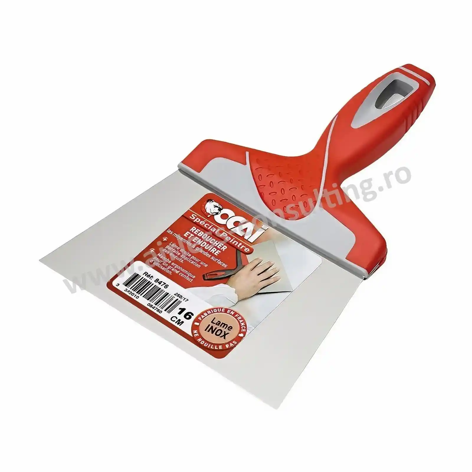 Spacluri profesionale - Spaclu trapez, 20 cm, OCAI, lama inox flexibila