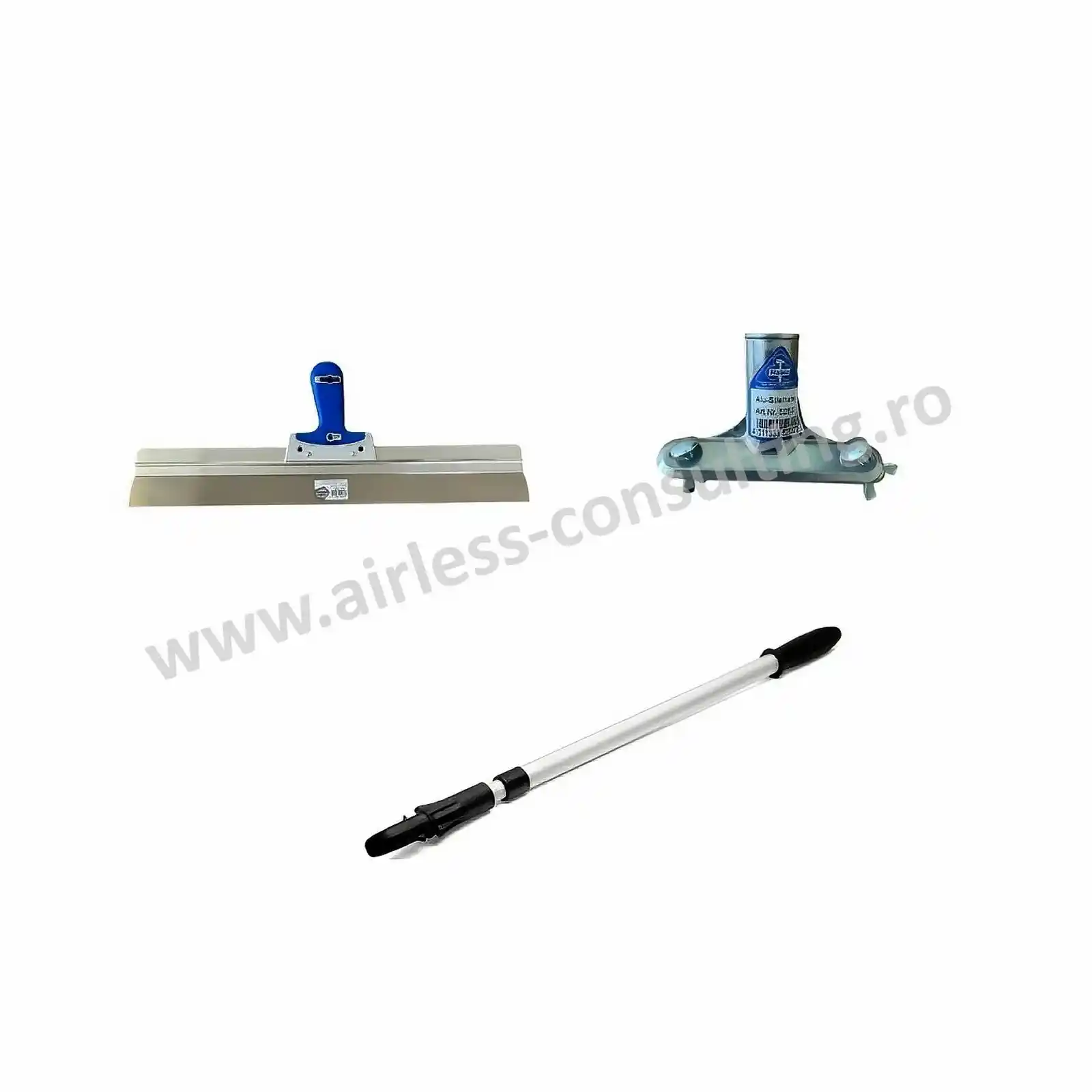 Accesorii si unelte de zugravit, gletuit - Spatula glet, Hawe, 80 cm, cu adaptor tavan, Prelungitor Anza Elite, 115 197 cm