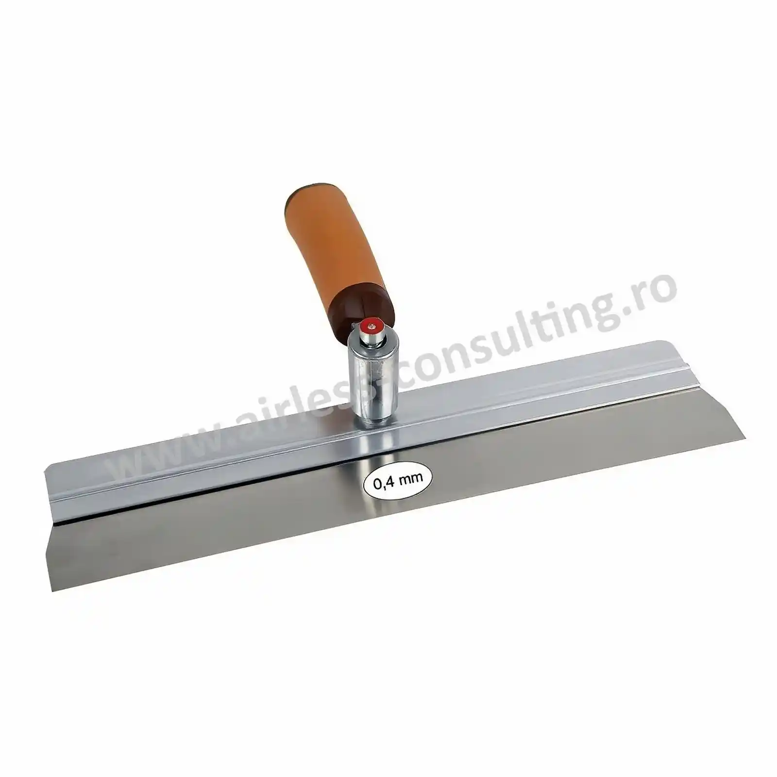 Gletiere, Spatule, Cutite de glet - Spatula profesionala tencuiala, glet, 48 cm, Super Prof, Twister, lama inox 0.4 mm