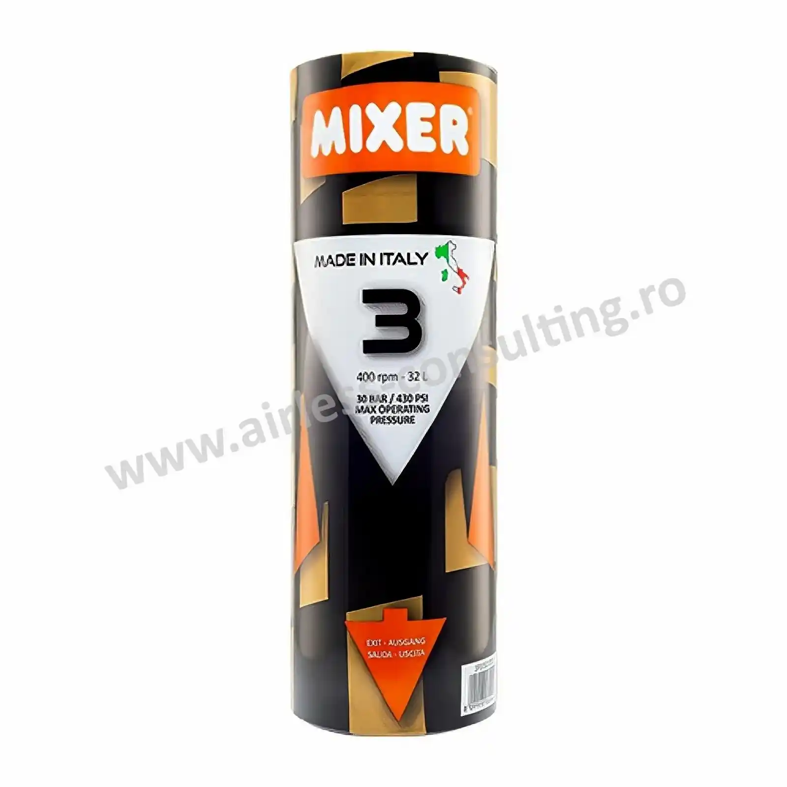 Snec tencuiala, mortar, adeziv, glet - Stator MIXER 3 drept D8-2