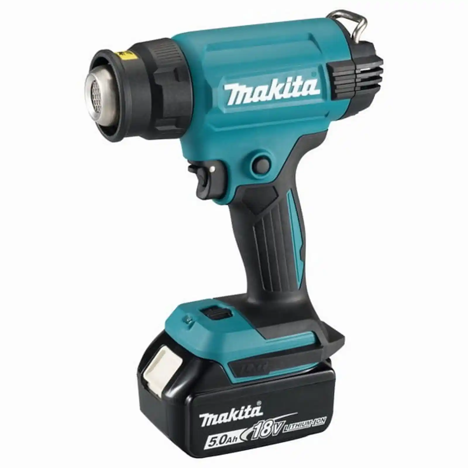 Unelte si scule Makita - Suflanta cu aer cald LXT 18V, 550°C, livrata cu un acumulator de 5,0Ah, Makita