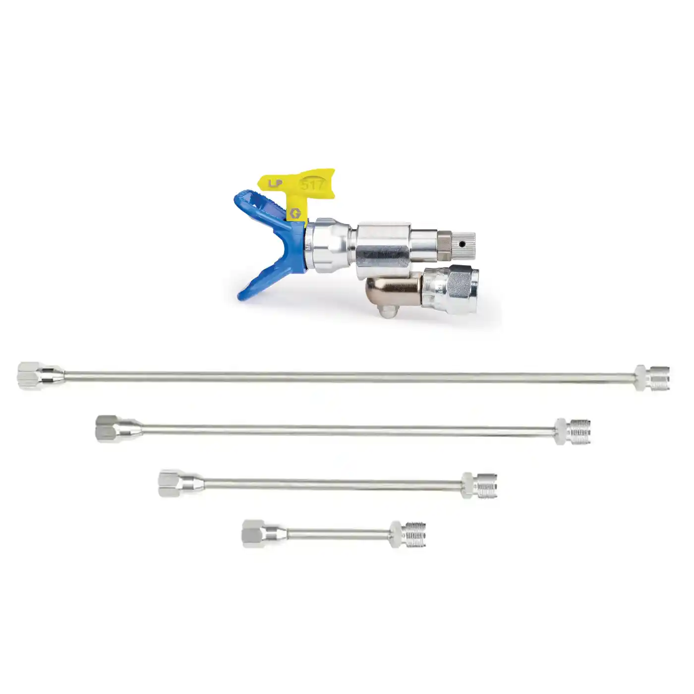 Extensie Pistol Airless - Supapa Anti stropi Graco, CleanShot Shut Off + Set extensii 30/50/75/100 cm