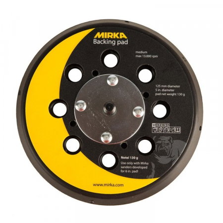 Unelte si scule Mirka - Talpa suport Net 125mm 5/16" Grip 28H 130g Medie, Mirka