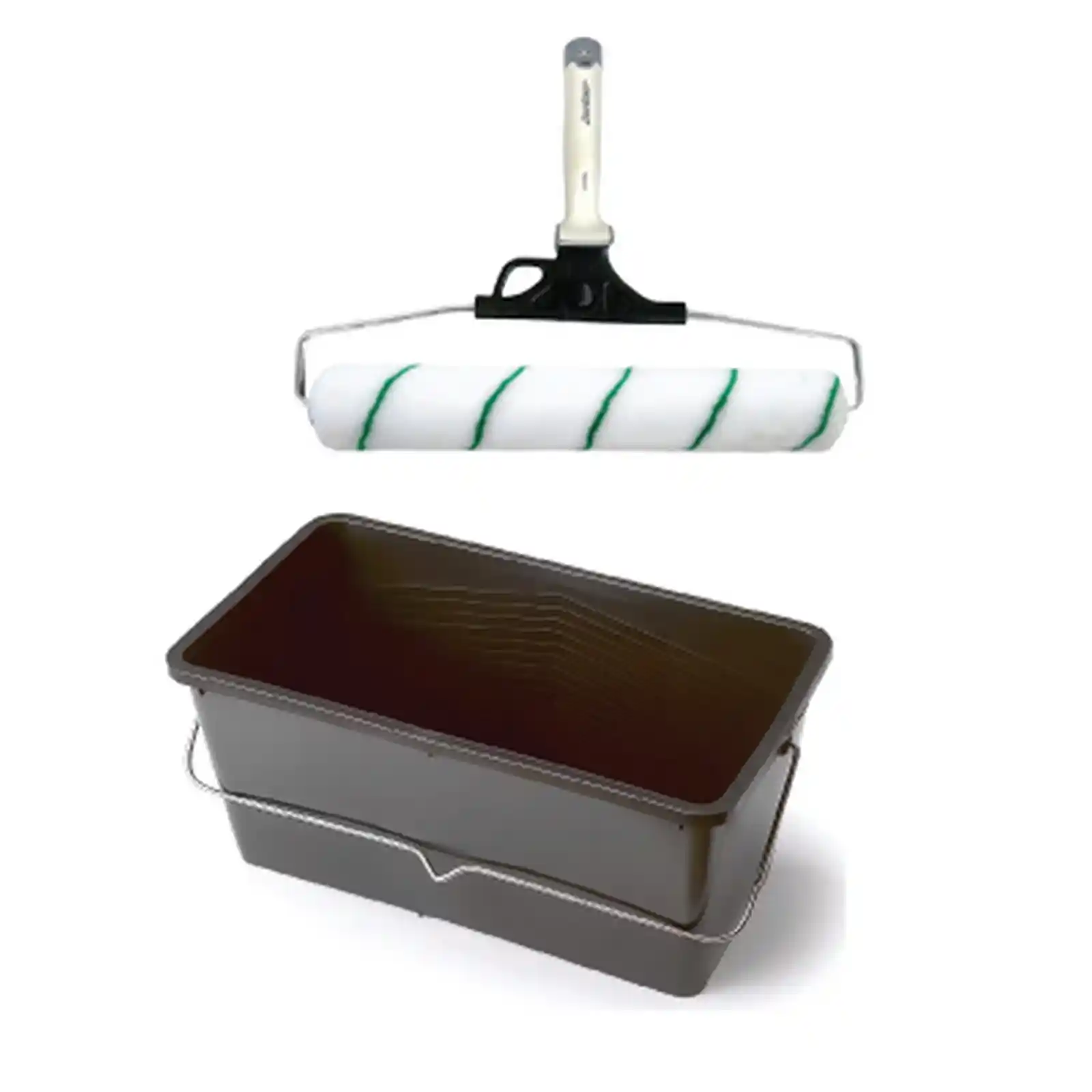 Accesorii si unelte de zugravit, gletuit - Trafalet profesional Titex MAXIRULL, 41.5 cm cu galeata 25L