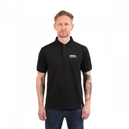 Unelte si scule Mirka - Tricou polo Mirka, Tagline, negru, marimea S
