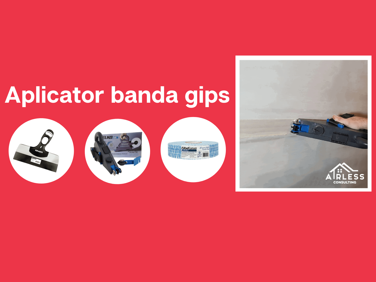 Aplicator Banda Gips Carton