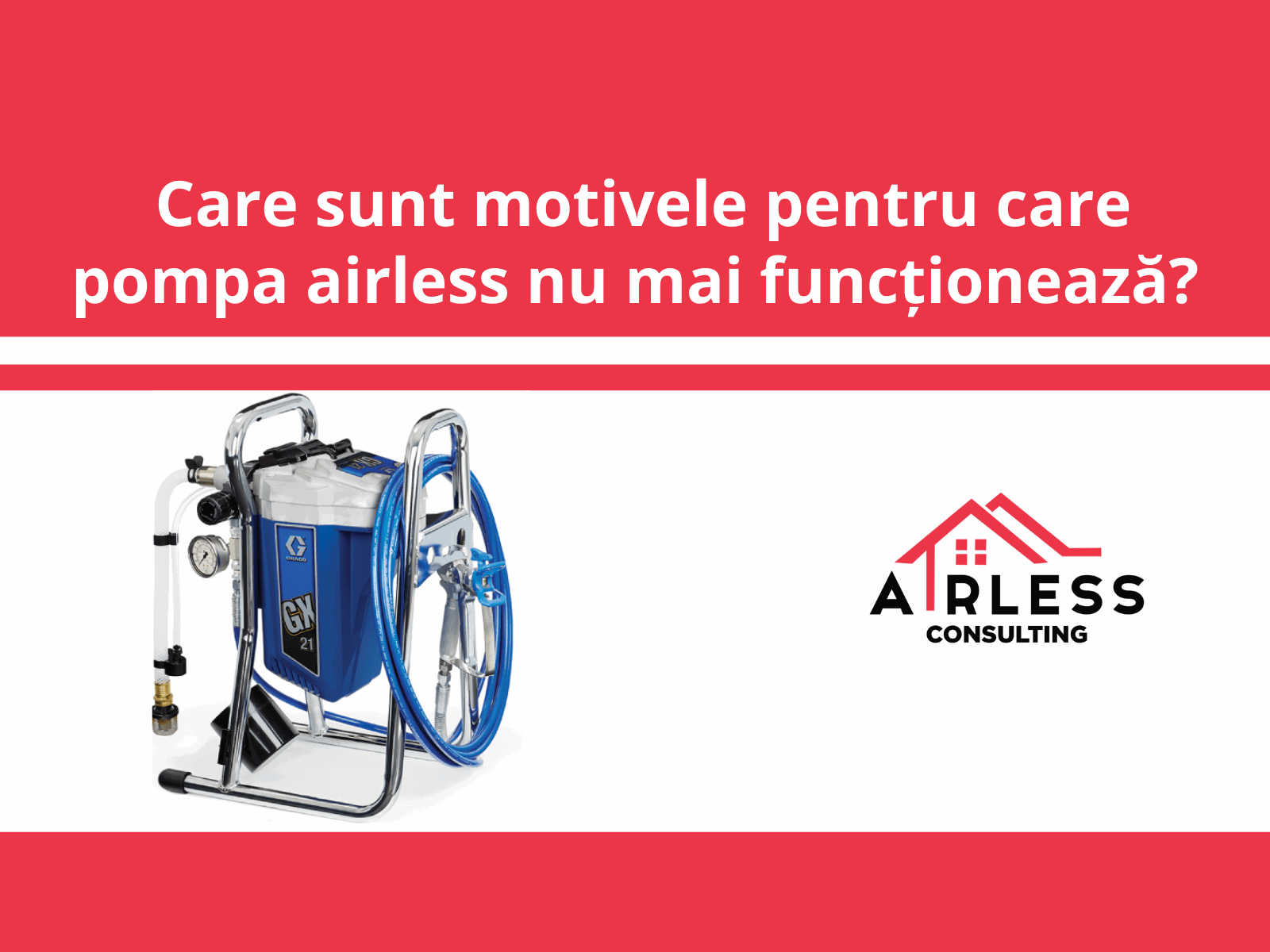 Care sunt motivele pentru care pompa airless nu mai functioneaza?