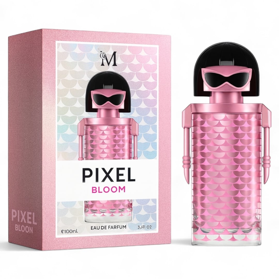Cele mai noi - Pixel Bloom 100ml - Apa de Parfum, dama| Inspirat din Fame Blooming Pink Paco Rabanne