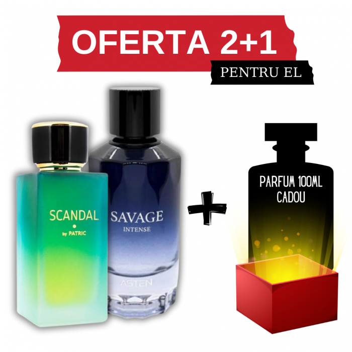 Scandal + Savage Intense + Cadou 100ml [1]