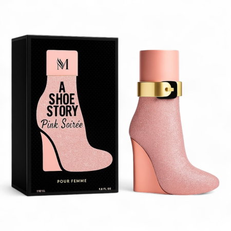 Lichidare de stoc - A Shoe Story Pink Soiree 100ml - Apa de Parfum, dama| Inspirat din Good Girl Fantastic Pink Carolina Herrera