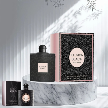 Illusion Black 100ml - Apa de Parfum, dama| Inspirat din YSL Black Opium [1]