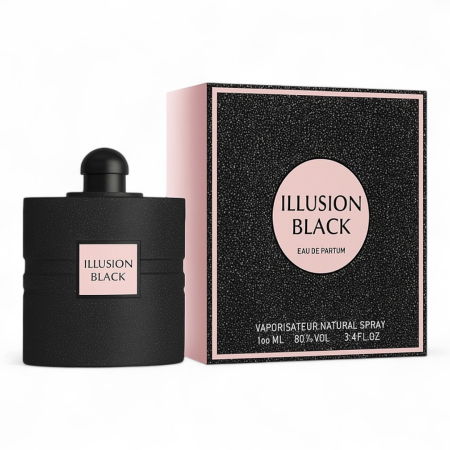 Parfumuri Clona Originale - Illusion Black 100ml - Apa de Parfum, dama| Inspirat din YSL Black Opium