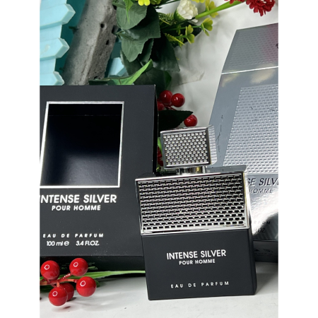 Intense Silver Pour Homme 100ml - Apa de Parfum, barbati [4]