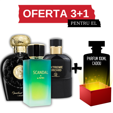 Oferta 3+1 - Opulent Oud + Scandal + Extreme Orchid + Cadou 100ml