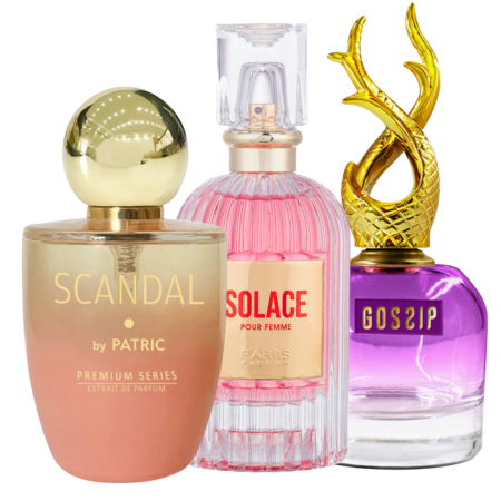 Lichidare de stoc - Pachet 3 Parfumuri SCANDAL de dama - dulci