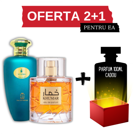 Set cu parfum GRATIS - Suspiro Abra Pure + Khumar + Cadou 100ml