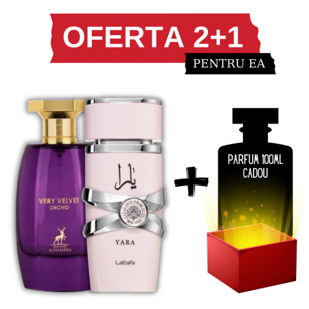 Oferta 2+1 - Very Velvet Orchid + Yara + Cadou 100ml