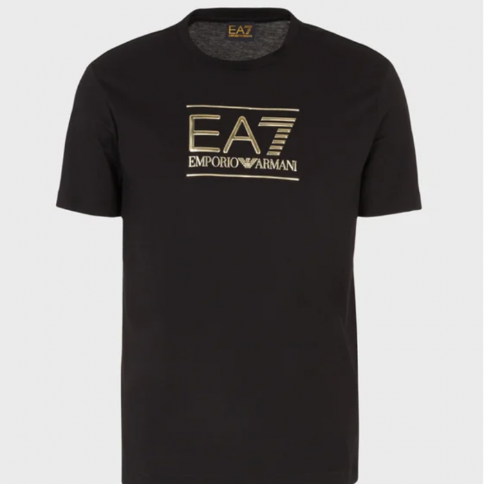 T-Shirt Manica Corta Cotone Pima Cotton Big Logo - Gold Label [1]