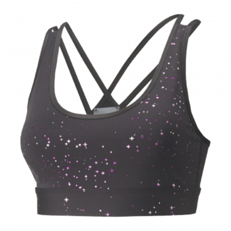 Bustiere & Antrenament - Bustiera antrenament Mid Impact Stardust Crystalline Bra Puma