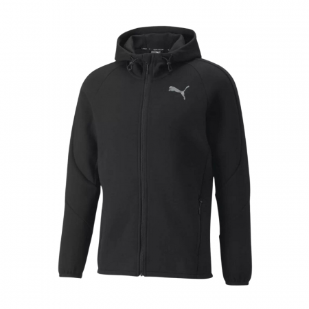Bărbaţi - Evostripe Full-Zip Hoodie Puma Black - 847401-01