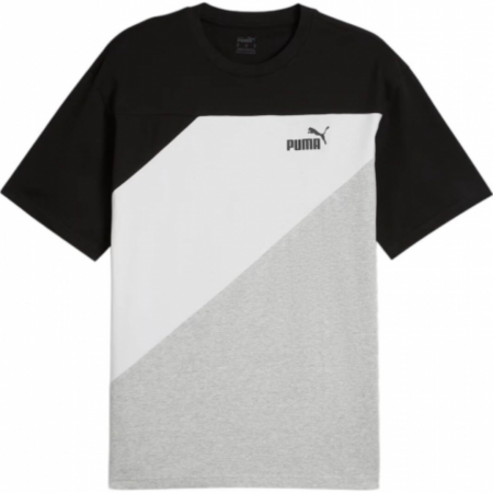 Bărbaţi - PUMA POWER Colorblock Tee PUMA Black