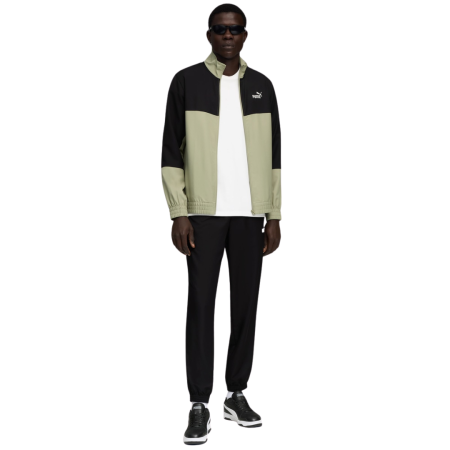 TRENING - Woven Colorblock Tracksuit Lux Army 688173-82