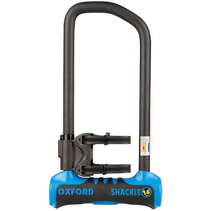 Antifurt Bicicleta Oxford Shackle14 Pro U-Lock 320mm x 177mm Otel Negru / Albastru LK322 [1]