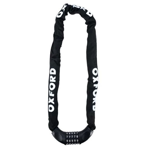 Lant Antifurt Cu Cod Bicicleta Otel Negru Oxford LK111 [2]