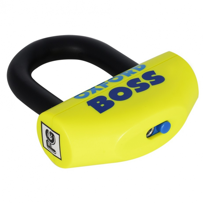 Lant Antifurt Moto Oxford Oxford Bigboss 12mm Chainlock Metal Negru / Galben OF808 [2]