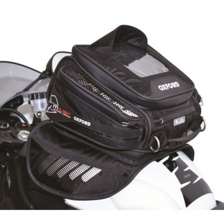 Genti bagaje moto - Geanta Rezervor Moto Negru 15L Oxford OL221