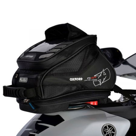 Genti bagaje moto - Geanta Rezervor Moto Negru 4L Oxford OL290