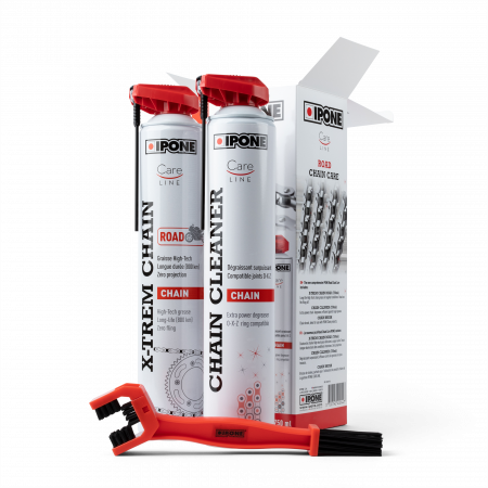 Moto/Atv - IPONE Kit Curatere+Ungere On Road - Perie GRATUITA