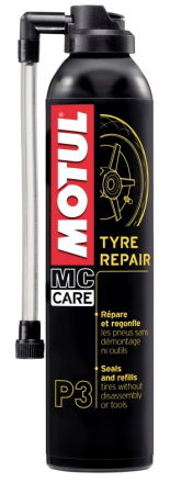 Vaselina si spray-uri tehnice moto - Motul MC Care P3 Tyre Repair spray reparatie anvelope 300 ml