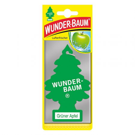 Odorizanti auto - Odorizant auto bradut Wunder-Baum GRUNER APFEL (MAR VERDE)