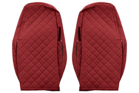 Set huse scaun compatibil cu Volvo FH 4 / FM 4 fabricatie 01.2013+, Rosu [1]