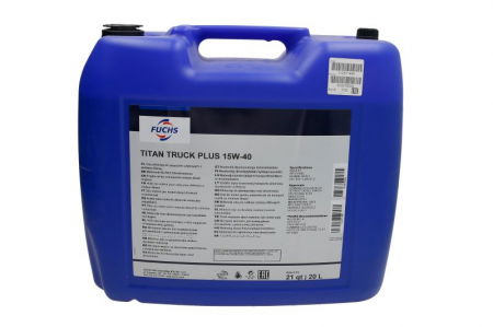 Ulei motor - Ulei motor FUCHS TITAN TRUCK PLUS 15W40 20L