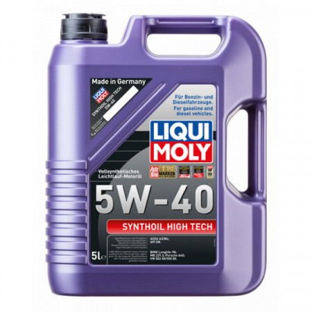 5W-40 - Ulei motor Liqui Moly Synthoil HIGH TECH 5W-40 (3701) (1307) (1856) 5L