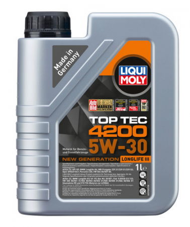 Ulei motor - Ulei motor Liqui Moly Top Tec 4200 5W-30 (3706) (2691) (8972) 1L