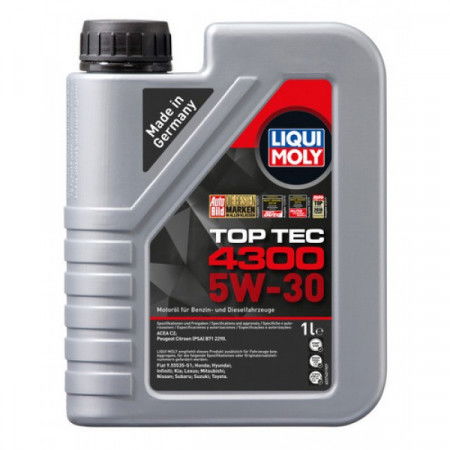 5W-30 - Ulei motor Liqui Moly Top Tec 4300 5W-30 (3740) (2323) 1L