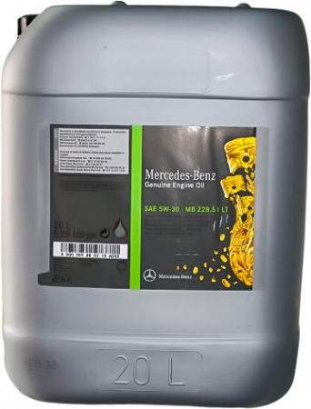 5W-30 - Ulei motor MERCEDES BENZ Low SPAsh MB228.51 LT 5W30 A000989790615ABDE 20L