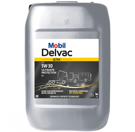 5W-30 - Ulei motor MOBIL Delvac Ultra 5W30 Ultimate Protection V2 157422 20L