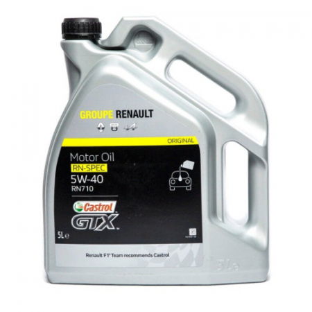 5W-40 - Ulei motor Renault - Castrol GTX RN710 5W40 5L