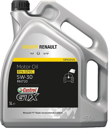 5W-30 - Ulei motor Renault - Castrol GTX RN0720 5W30 5L