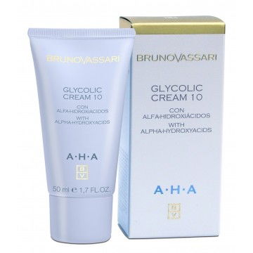 Cremă pentru ten - Crema pentru față cu 10% Acid Glicolic, Glycolic Cream 10, gama AHA Line - 50ml