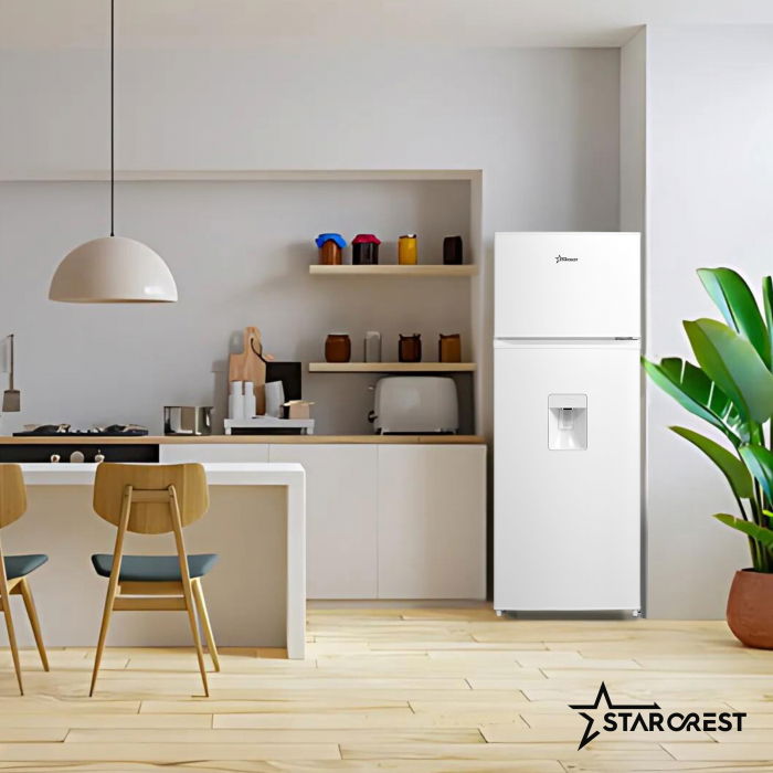 Frigider cu 2 usi STARCREST SF-204WD-WHE,199 L, Clasa E, Dozator Apa, Iluminare LED, Termostat Ajustabil, Usi reversibile, H 143 cm, Alb [7]