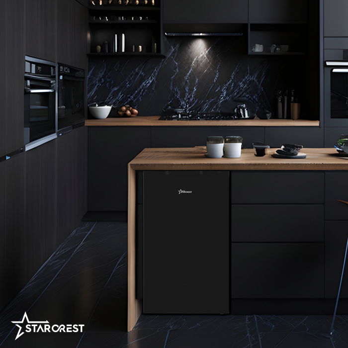 Frigider cu o usa STARCREST SF-85BK-E, Clasa E, Capacitate 85L, Iluminare interioara, Compartiment gheata, H 82 cm, Negru [6]